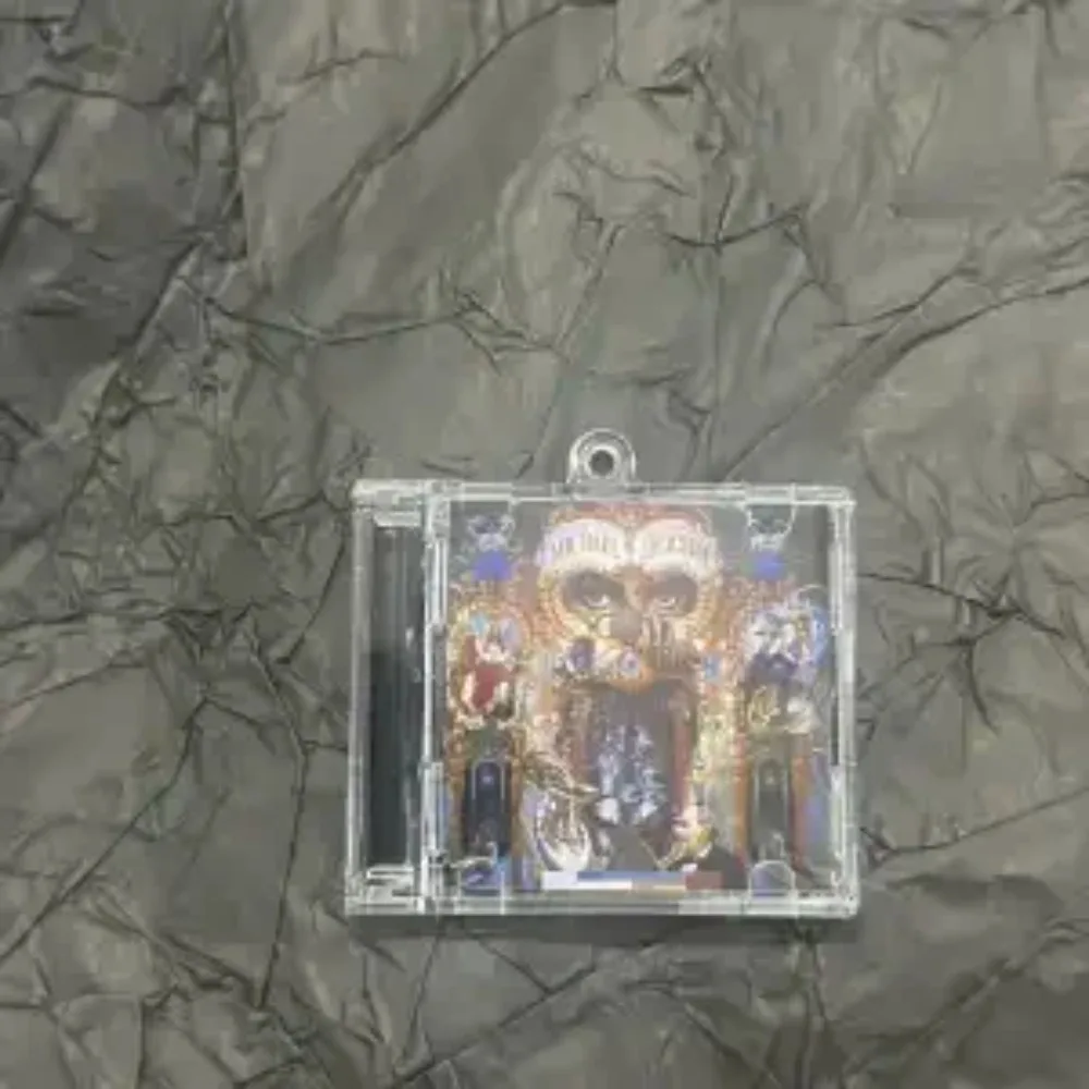 Michael Jackson Mini Album CD Keychain MJ Fans Collectors English Replica Decorative Collectible Free Shipping