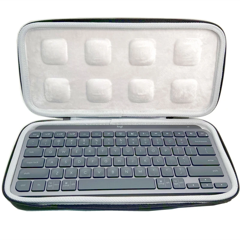 Teclado rígido para estojo, bolsa armazenamento para teclas mx/mx, mini teclado sem fio compatível com proteção
