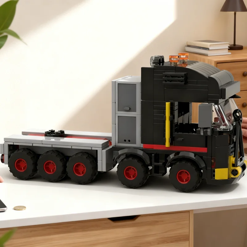 280pcs MOC Special Transport Heavy Truck Model Building Blocks Architecture Toys Christmas Gifts Assemble DIY Birthday Creative