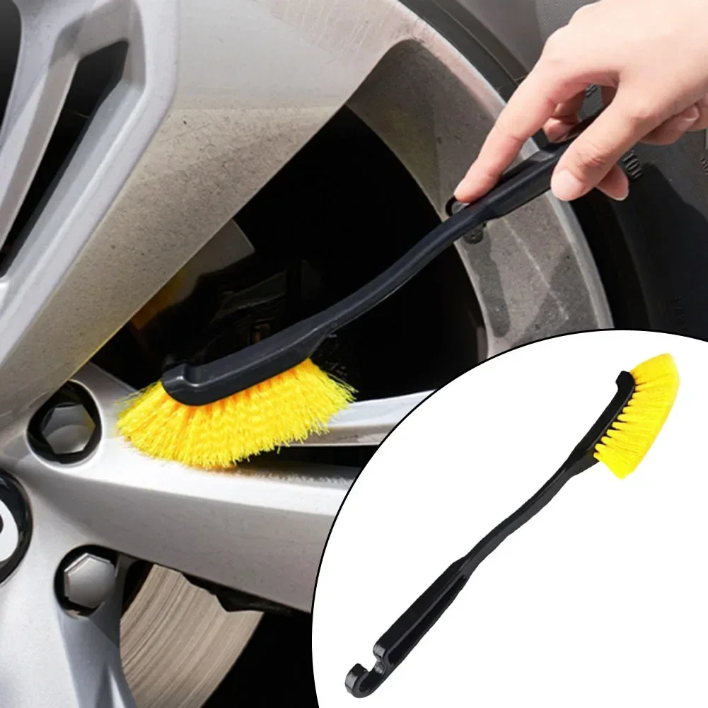 1PC Car Wheel Brush Car Wash Special Long Handle Crevice Brush Multifunctional Truck SUV Wheel Wash Cleaning Detail Brushes