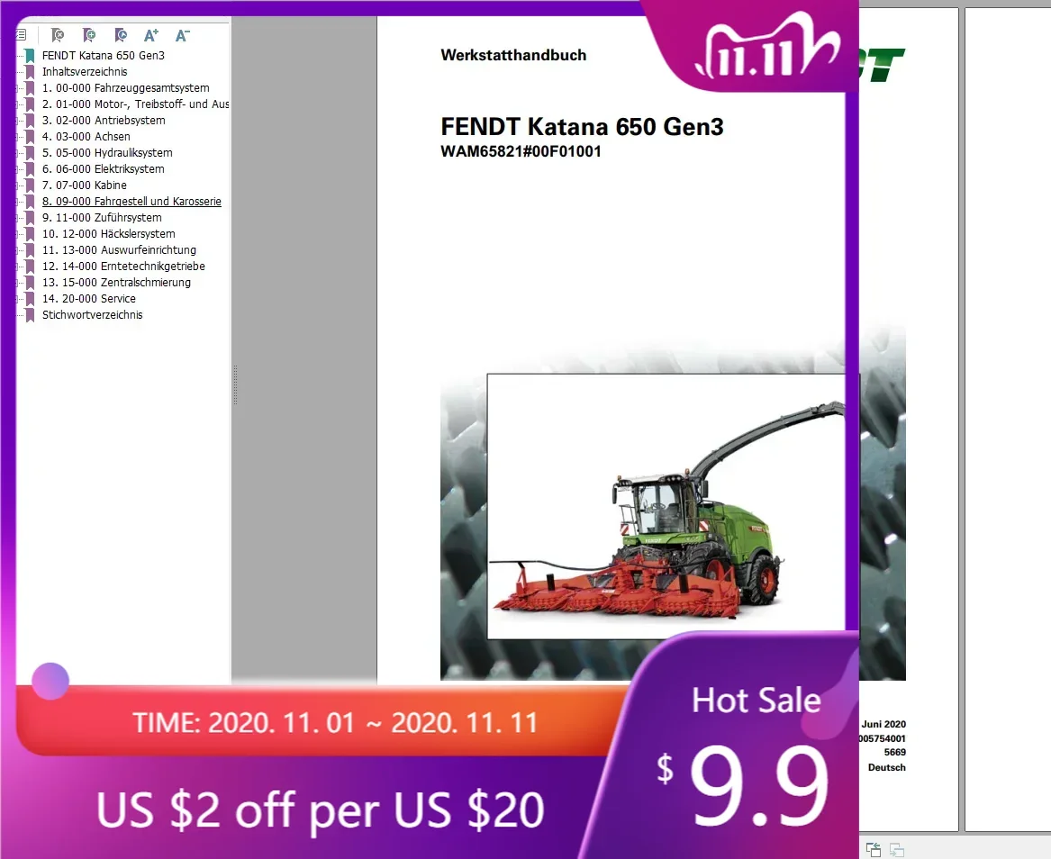 

AutoCD FENDT Forage Комбайн Диаграммы, оператор и руководства по мастерской Многоязычный DVD