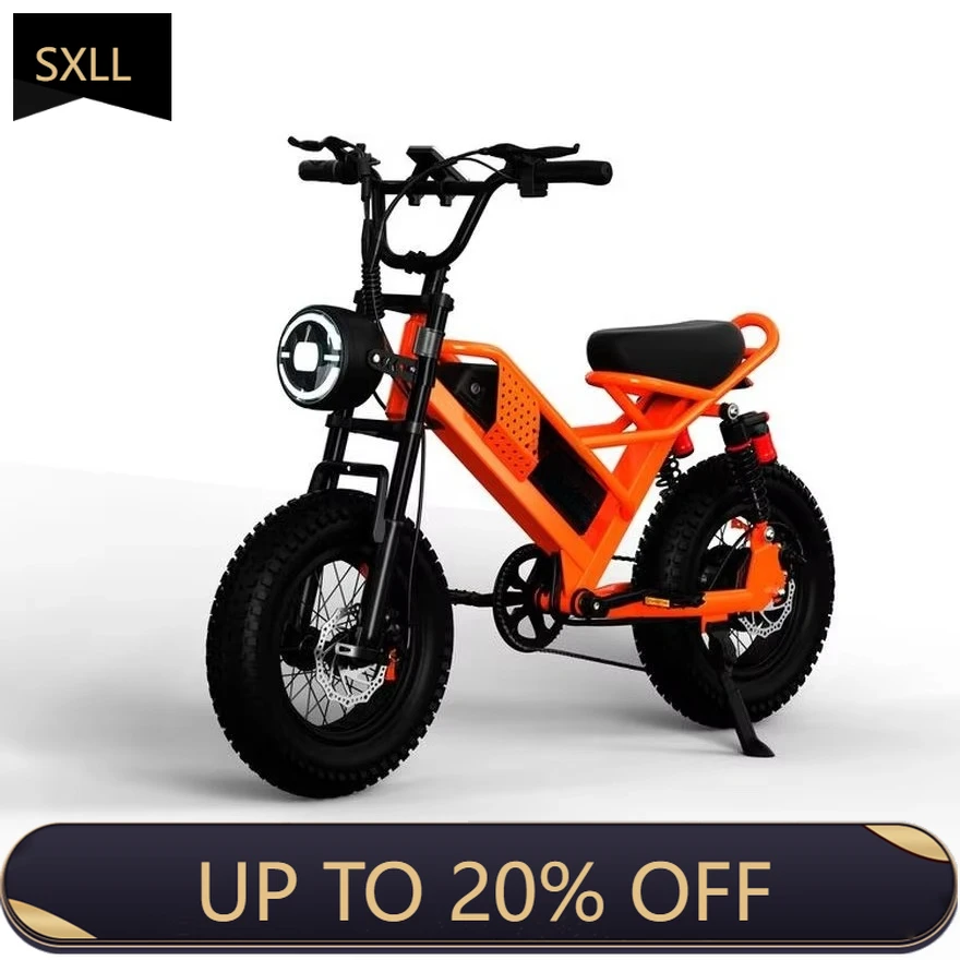 

SXLL 2024, новый популярный сверхлегкий электрический велосипед 48 В для взрослых, пригородный педальный велосипед с центральным двигателем и дисковыми тормозами