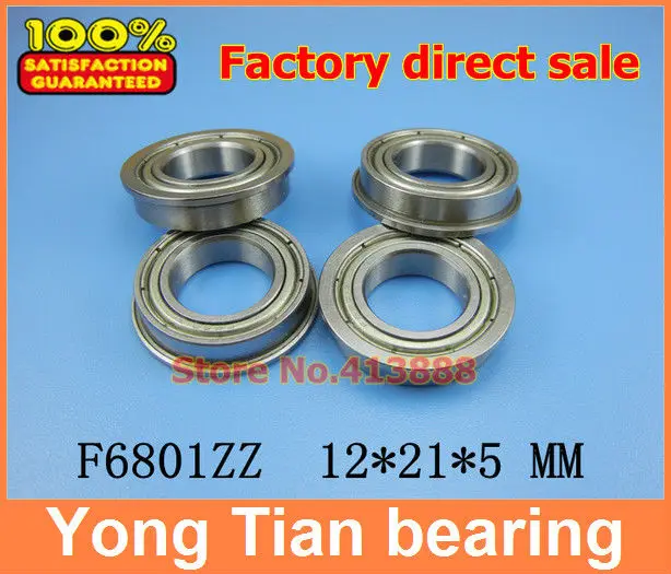 

NBZH bearingF6801 F6801-ZZ F6801ZZ F6801-2Z F6801Z Zz Z 2z F61801ZZ Flanged Flange Deep Groove Ball Bearings 12*21*23*5*1 Mm