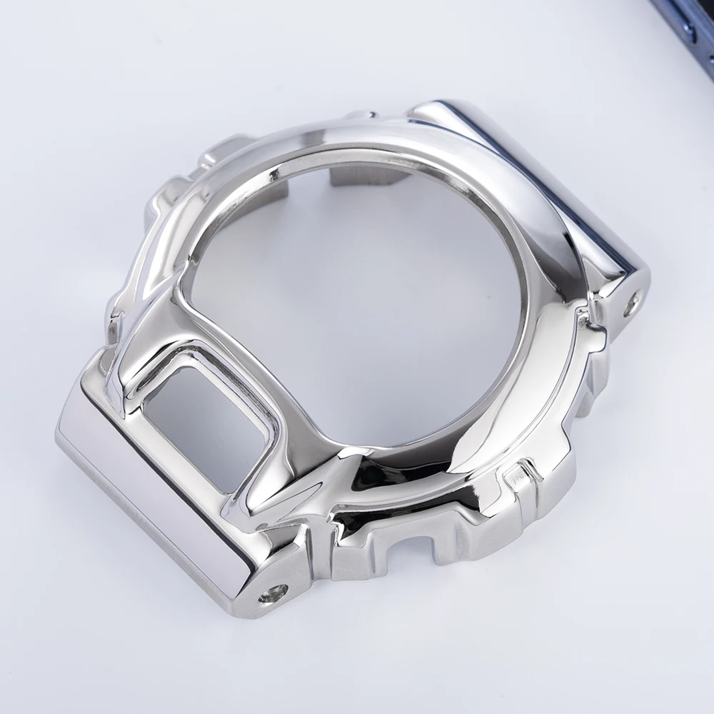 316L SS Watch Case for Casioak DW6900 Bezel Silver