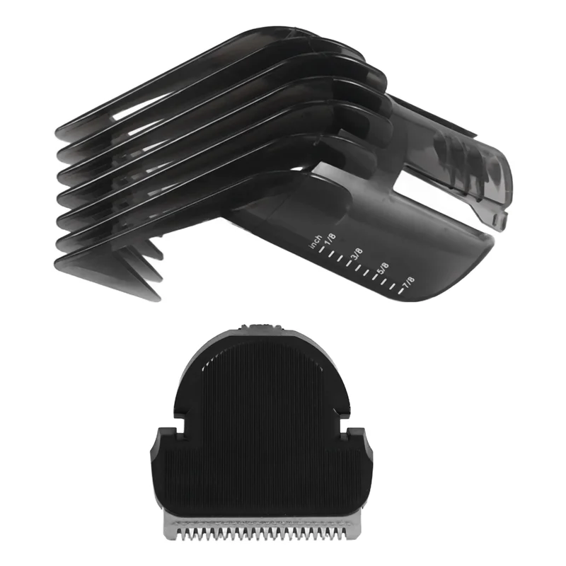 M04K 2Pcs/Set HAIR CLIPPER COMB + Hair Trimmer Cutter For  QC5120 QC5125 QC5130 QC5135 QC5115 QC5105