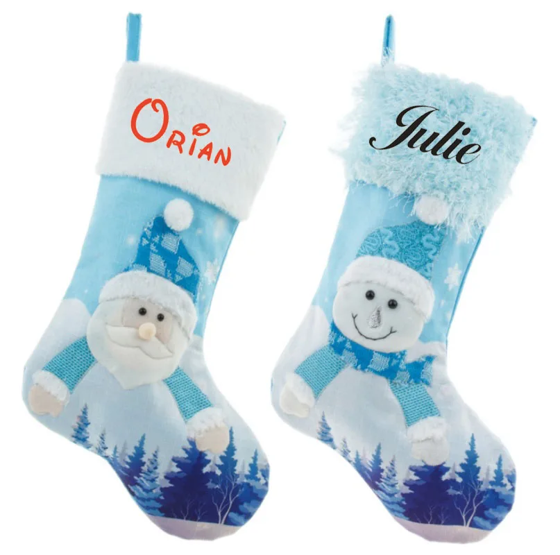 

Personalized Printing New Christmas Decorations With illuminated Lights, Large Christmas Socks, Gift bags, Candy Bags, Gift Bags