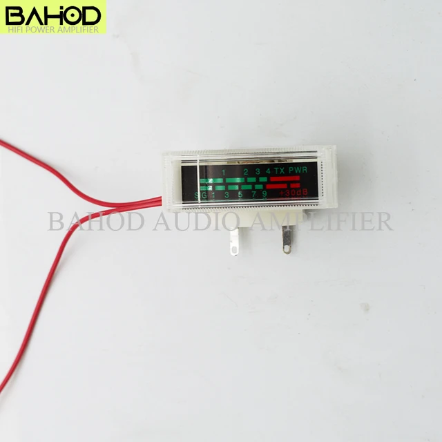 BAHOD Miernik wskazujący sygnał poziomu Miernik TX PWR DB Wskaźnik przyrządu elektronicznego + Miernik prądu stałego 30DB z podświetleniem