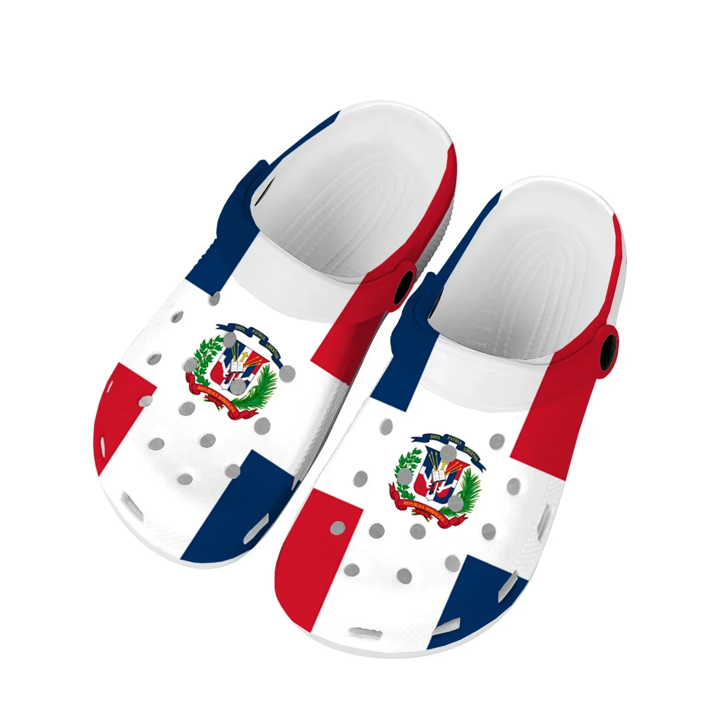 Dominican Republic Flag Home Clogs Custom Water Shoes Mens Womens Teenager Shoe Garden Clog Breathable Beach Hole Slippers