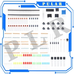 DIY New Electronics Components Basic Starter Kit for Arduino UNO MEGA2560 Raspberry Pi with LED Buzzer Capacitor Resistor