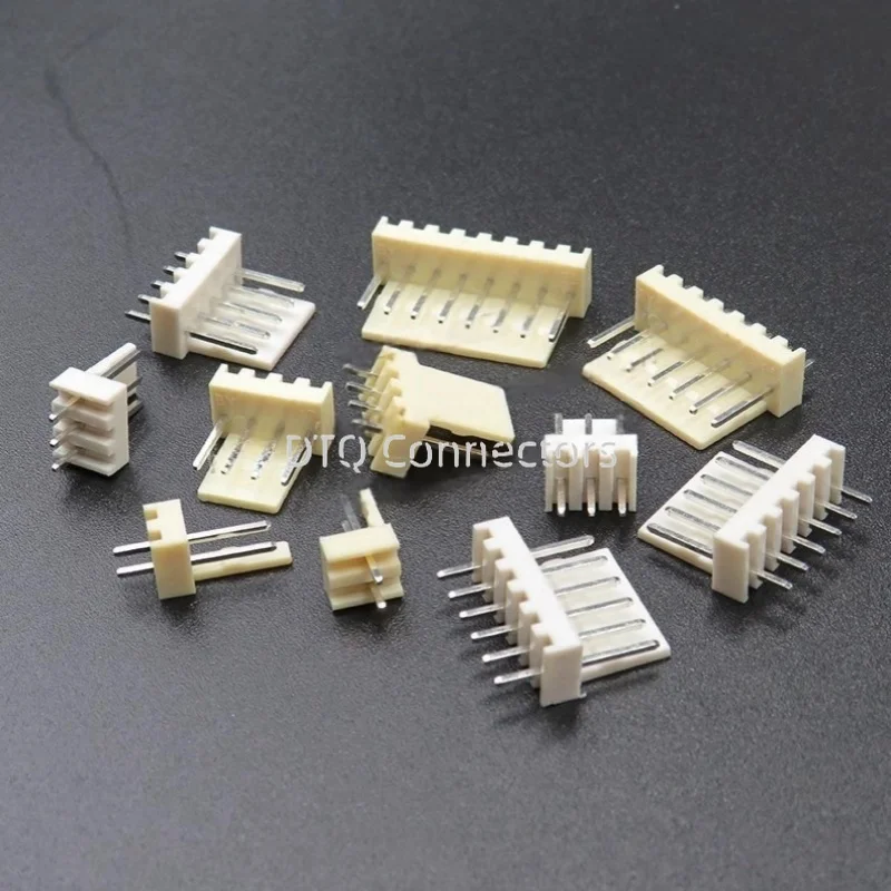 20 Sets KF2510 Connector Kit 2.54mm Pitch with Housing Straight And Curved Needles Terminal KF-2510 for Electronics