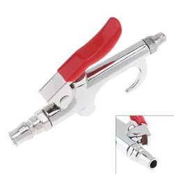 Spray Gun Mini Pneumatic Cleaning Gun Blowing Dust with Press Type Switch and Nozzle Built-in Hook for Home Decoration