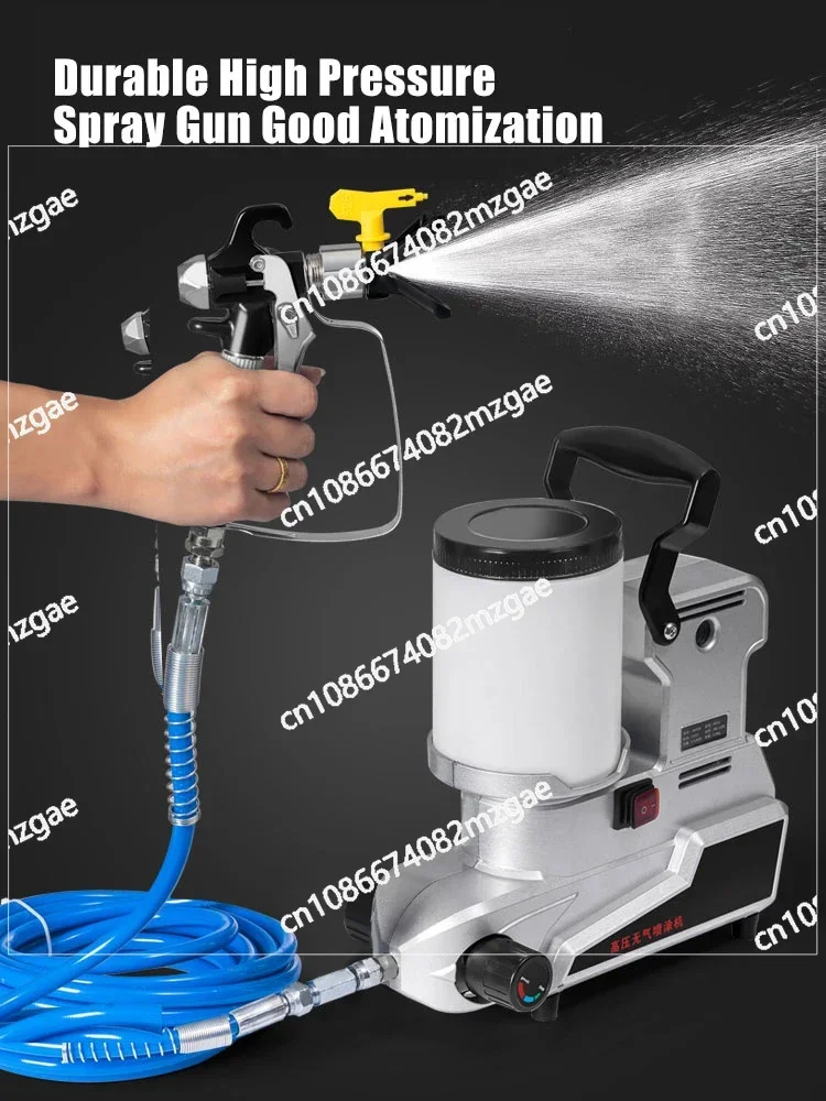 Portable high-pressure airless sprayer for household use, small and multifunctional latex paint, convenient for coating painting