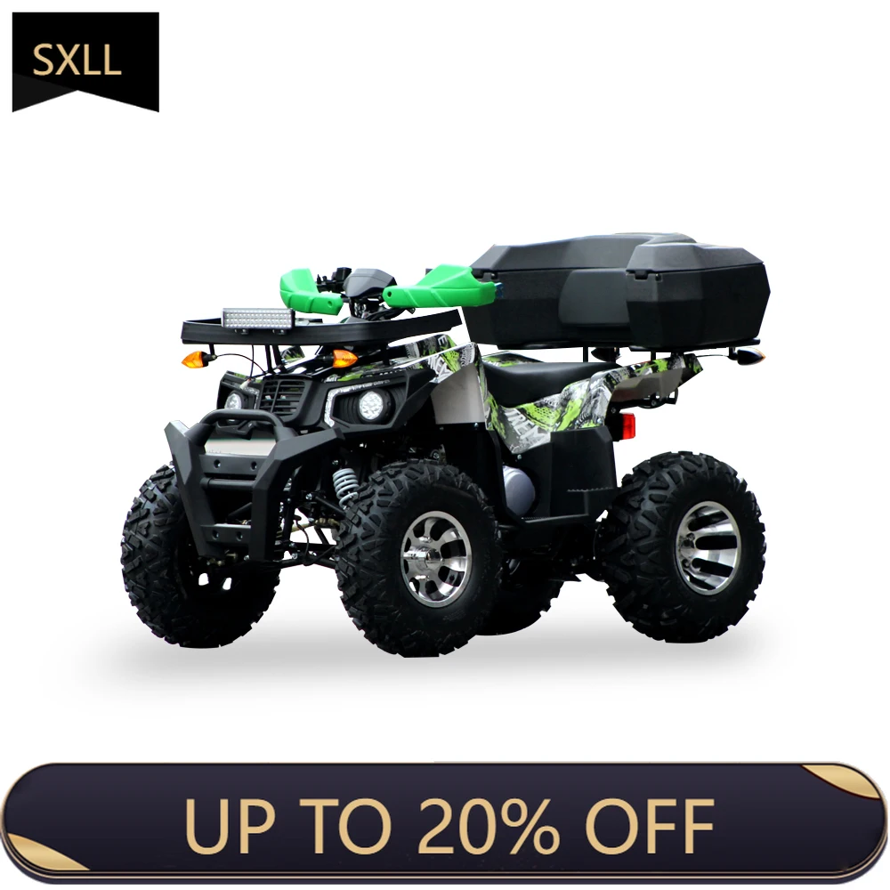 

SXLL Wholesale price Adult 200cc four-stroke chain drive ATV 2WD farm mountain ATV bicycle with trunk