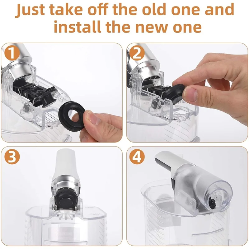 A02V-4Pcs Auslaufsichere Silikon Stopper Ersatz Für Ninja Slushi FS301/FS301C Gefrorene Trinken Maker Auslauf Stecker