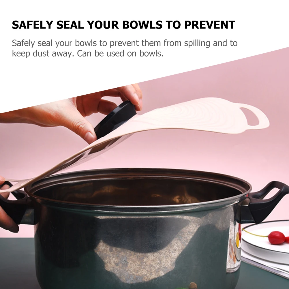 

Silicone Sealing Cover Prevent Spilling Dust Premium Material Kitchen Microwave Bowl 100ml Round Lid Valve Cooker Airtight Food