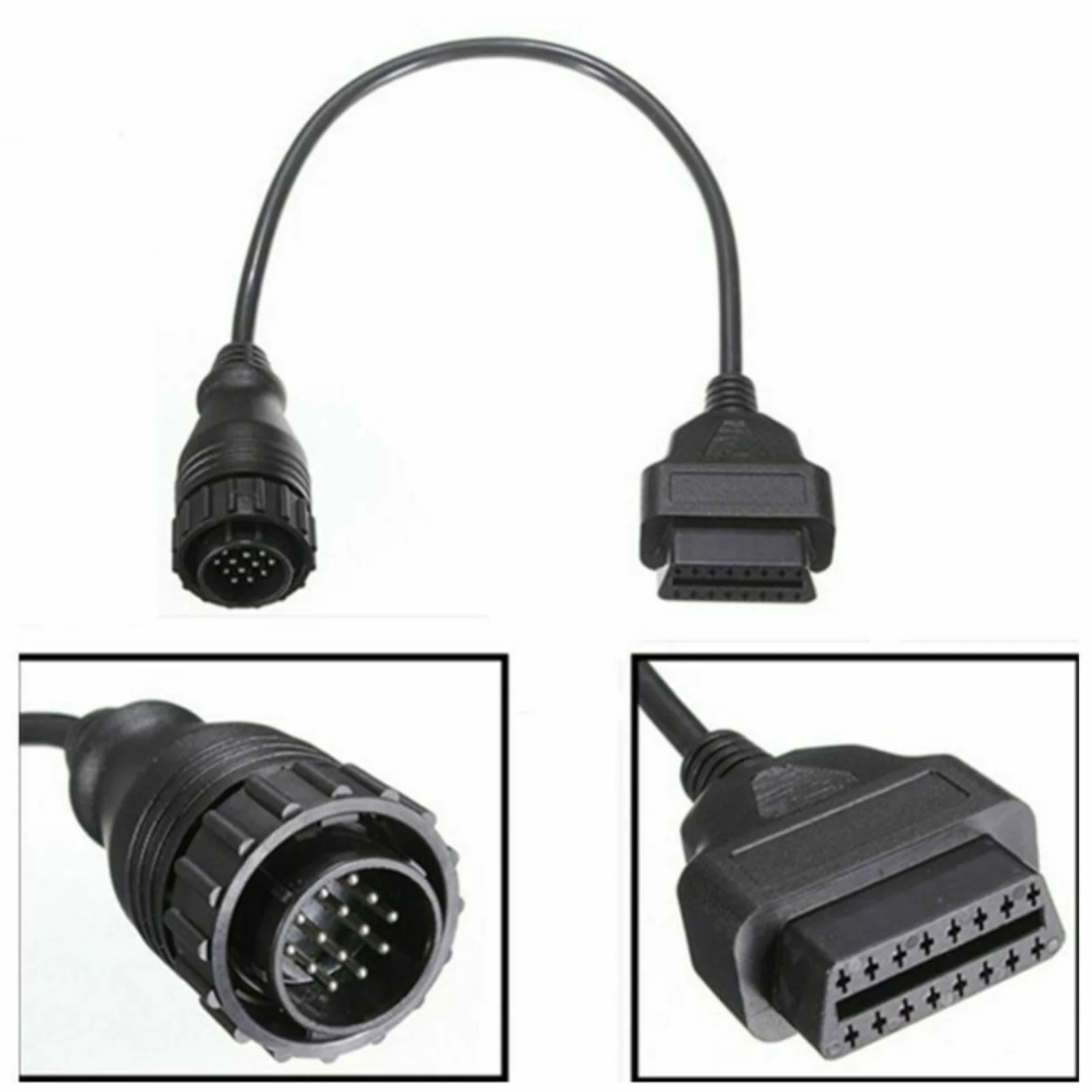 

Для Benz 14Pin до 16Pin OBD2 женский кабель автомобильный диагностический соединительный кабель 40 см для Mercedes Auto диагностический разъем адаптер