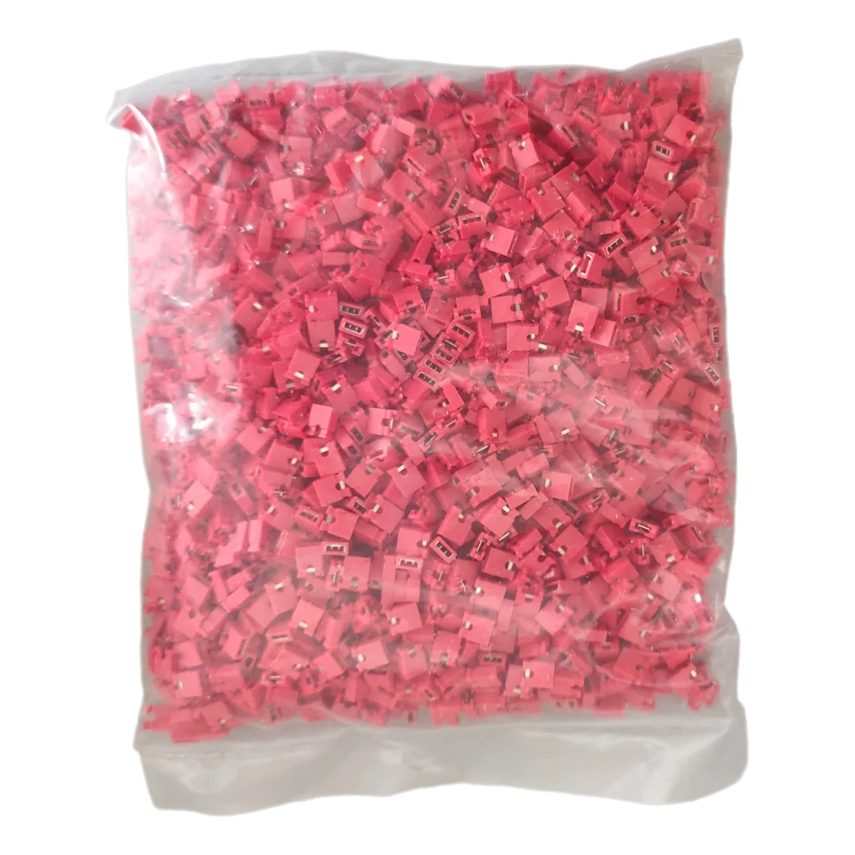2000PCS/Bag Colorful 2.54mm Standard Computer Jumper Blocks Connector Short Circuit Block Hat Pin Head for Electronic Components