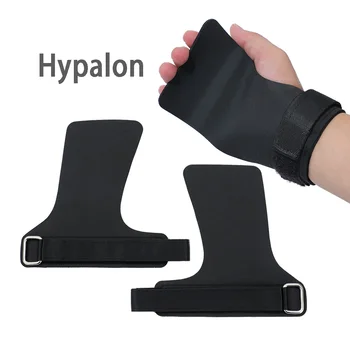 Empuñaduras Hypalon sin agujeros para Crossfit, dominadas, entrenamiento cruzado, gimnasia, WODS, Protector de palmas para levantamiento de pesas