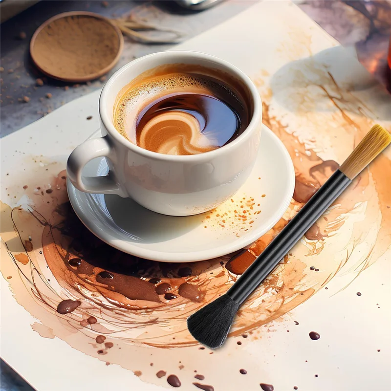 

ABRO-Coffee Grinder Cleaning Brush Dusting Espresso Brush Accessories Cleaner Barista Brush Machine Cleaning Brush