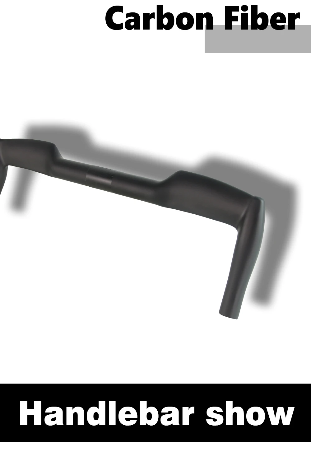 Matter Vollcarbon-Lenker, TT-Stange, 25,4 mm, 31,8 mm, Fahrradteile – Detail 6