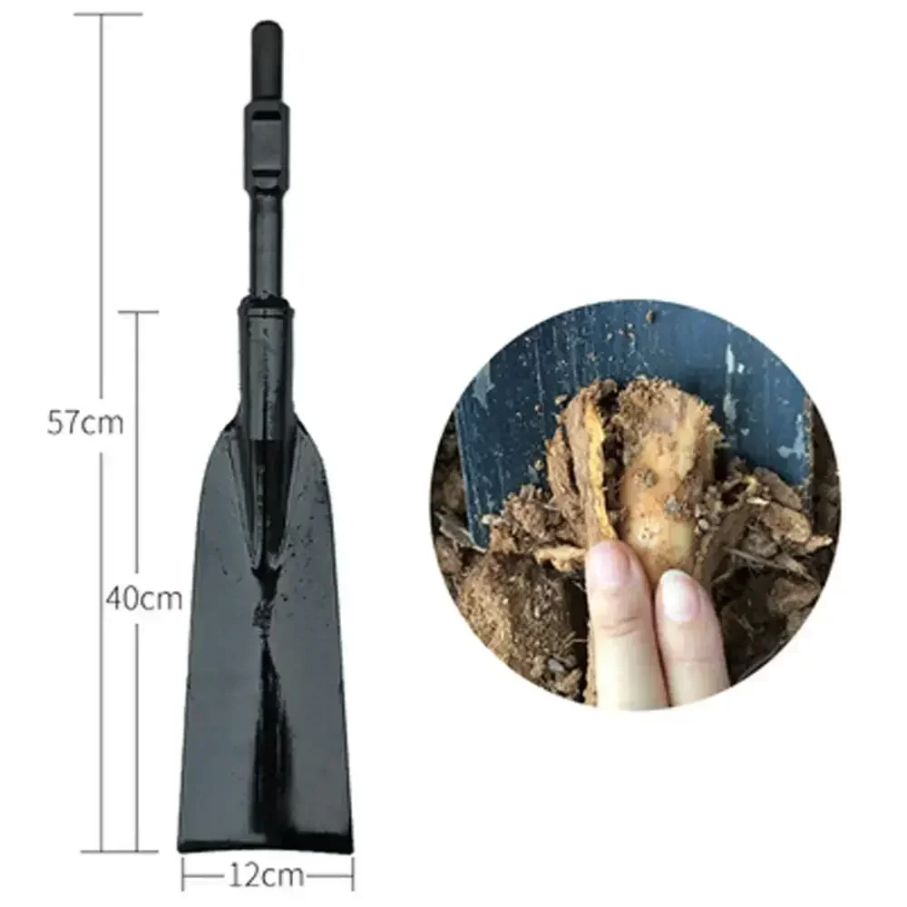 Tree digging shovel,spade,root cutting shovel,pointed pick,flat pick,Drilling and ramming plate for tree digger/seedling digger