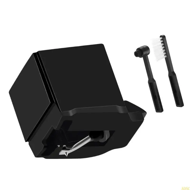 Agulha player plástico A0NC com agulha reposição peças fonógrafo escova