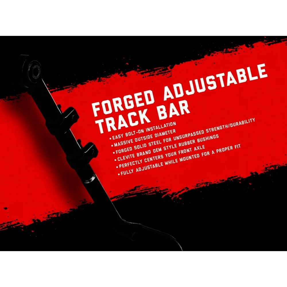 شريط مسار خلفي خشن قابل للتعديل لسيارة جيب رانجلر 97-06 TJ - 1075