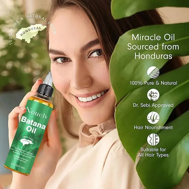 Batana Hair Growth Oil Repair Hair Root Anti Loss Improve Split End Hair Dryness Deep Moisturizing Strengthen Hair Essential Oil