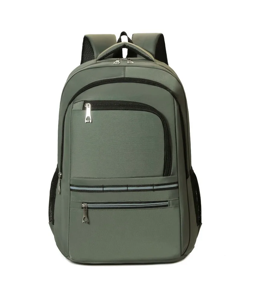 

Charging backpack large capacity simple black schoolbag, junior high school students wholesale backpack fashion computer bag USB