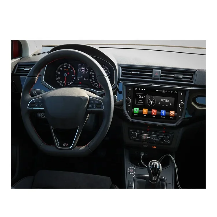 Octa core android 10.0 PX5 4+32GB car multimedia dvd player for Seat IBIZA 2018-2019 with BT GPS including Canbus