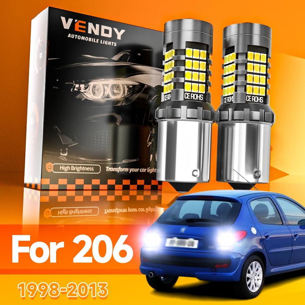 

2 шт. для Peugeot 206 1998-2013 светодиодный фонарь заднего хода 2002 2003 2004 2005 2006 2007 2008 2009 2010 2011 2012 аксессуары