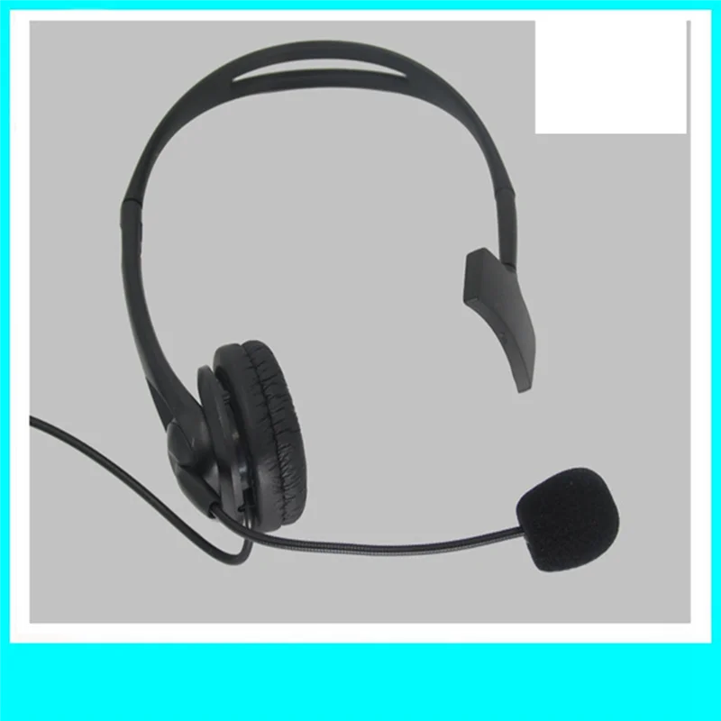ABKI-2Pin K Plug سماعة رأس لاسلكية إسفنجية وسادة أذن من جانب واحد مع ميكروفون