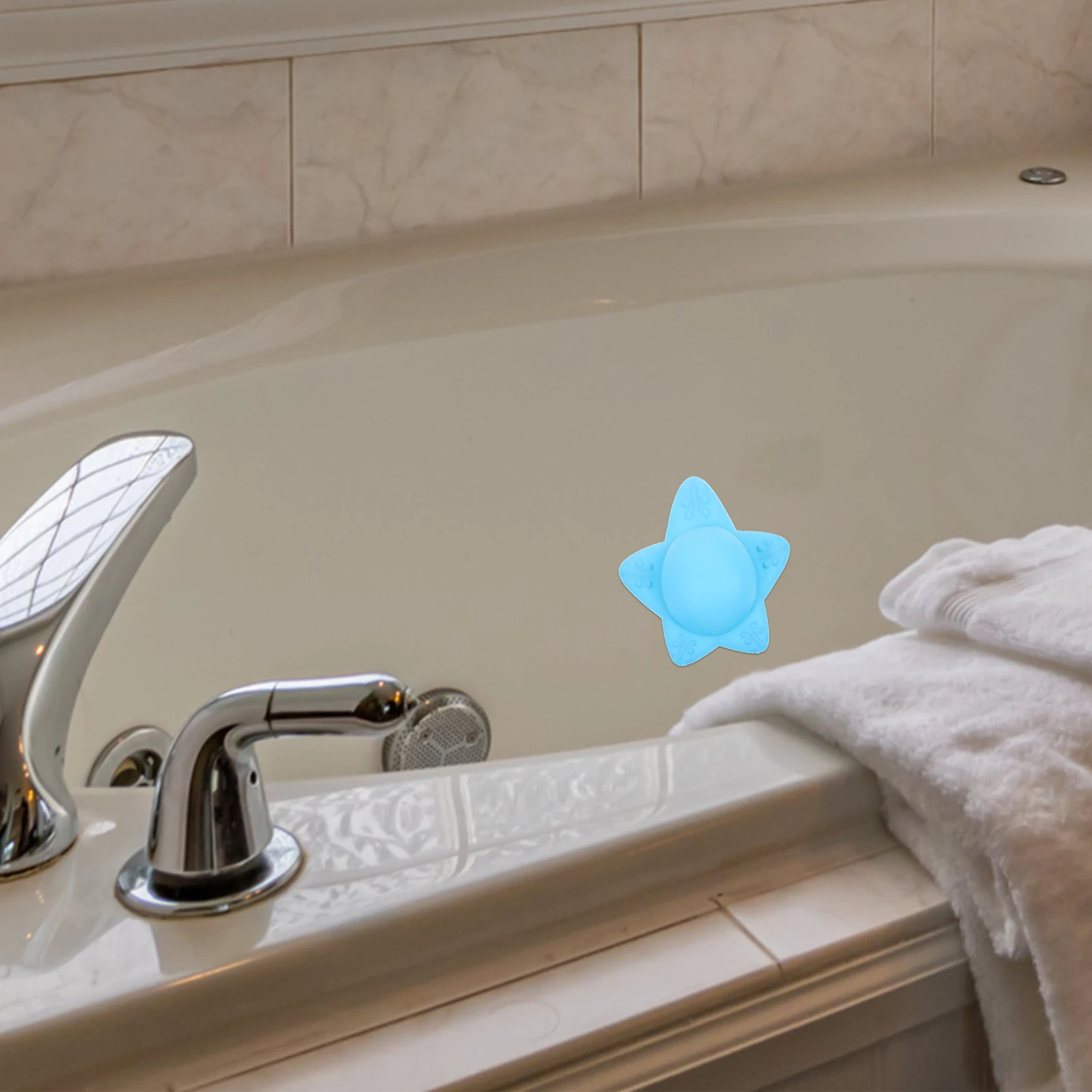 

Silicone Sea Bath Tub Stopper Plug for Bathroom Sink Drain Hair Catcher Bathtub Drain Strainer Bathtub Cover Cartoon Strainer
