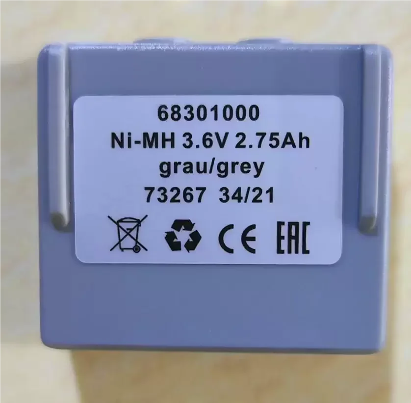 68301000 3.6V 2750mAh NiMH Battery Compatible with Hetronic 68300900 Crane Concrete Pump Wet Shotcrete Machine Remote Controller