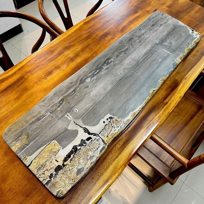 Stone Serving Tea Tray Luxury Decorative Accessories Office Drainage Chinese Kitchen Tea Tray Living Room Bandejas Home Products