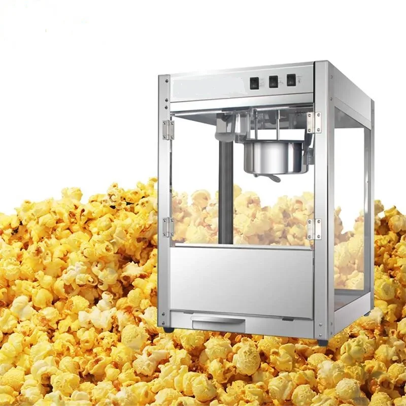 ماكينة صنع الفشار الأوتوماتيكية التجارية المصنوعة من الفولاذ المقاوم للصدأ بالهواء الساخن #1