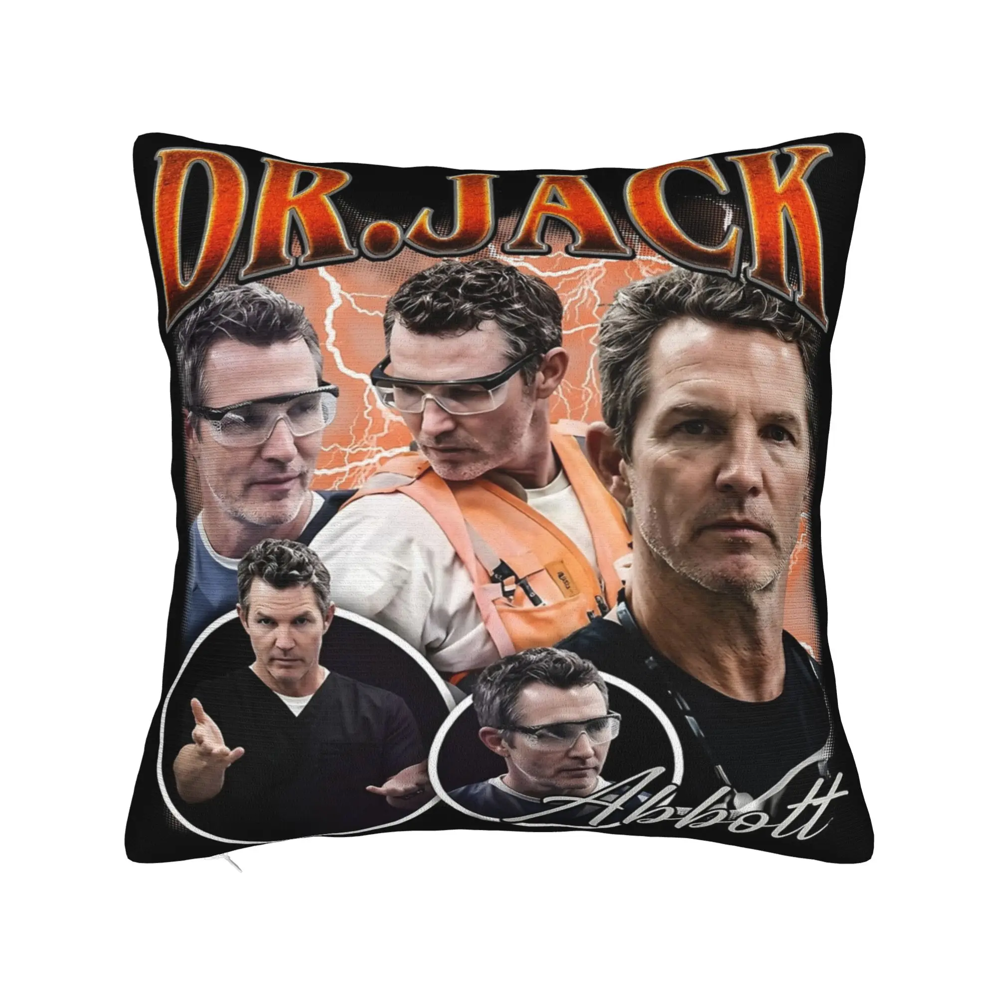 Decorative Pillow Covers The Pitt  Merch Home Dr. Jack Dr. Robby Pillow Case Cover Square Multi-Size