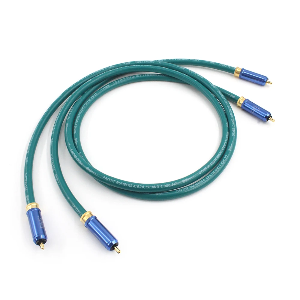 

Pair Symphonic Line Reference HD Interconnect Cable Audio RCA Cable with WBT-0110Cu Connection Plugs