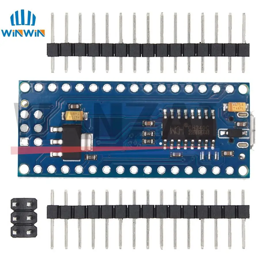 Nano 3.0 typ Mini-C Micro USB z kontrolerem Nano kompatybilnym z bootloaderem dla arduino CH340 dysk USB 16Mhz ATMEGA328P/168P