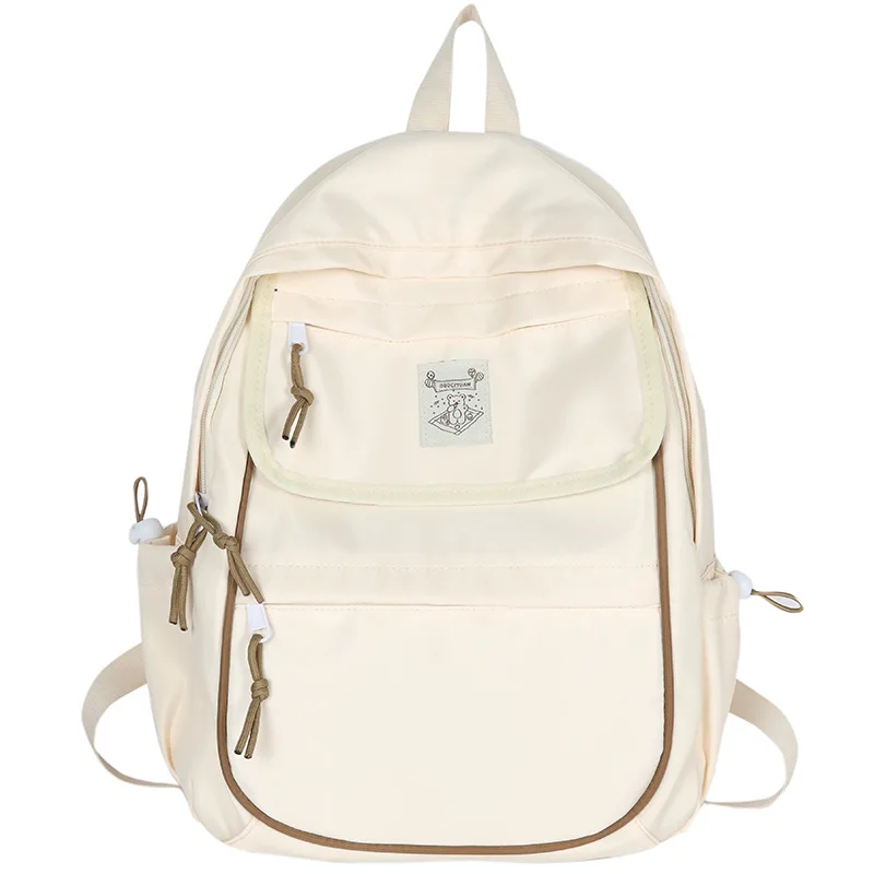 

School Bag Female Japanese Vintage Cute Versatile Casual Student Large Capacity Backpack Korean Version Cute Girl Backpack