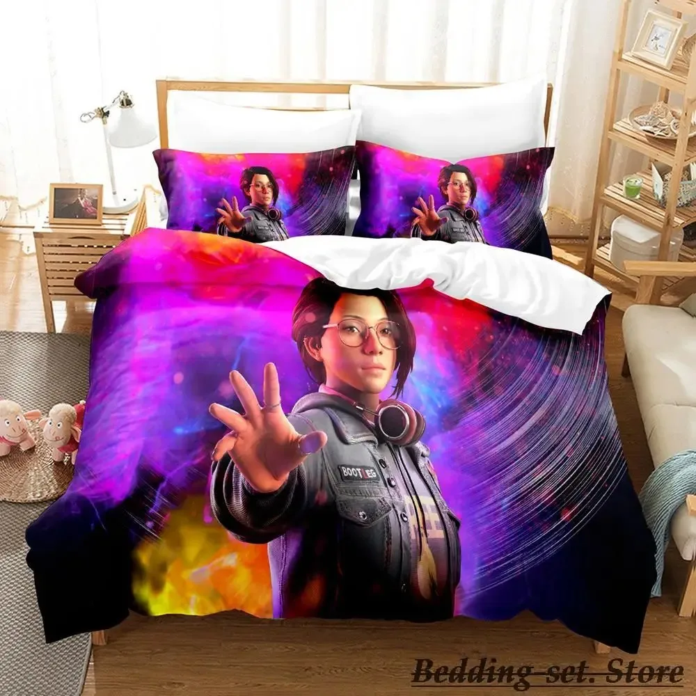 

Life Is Strange True Colors Bedding Set Single Twin Full Queen King Size Bed Set Adult Kid Bedroom Duvetcover Sets Anime Game