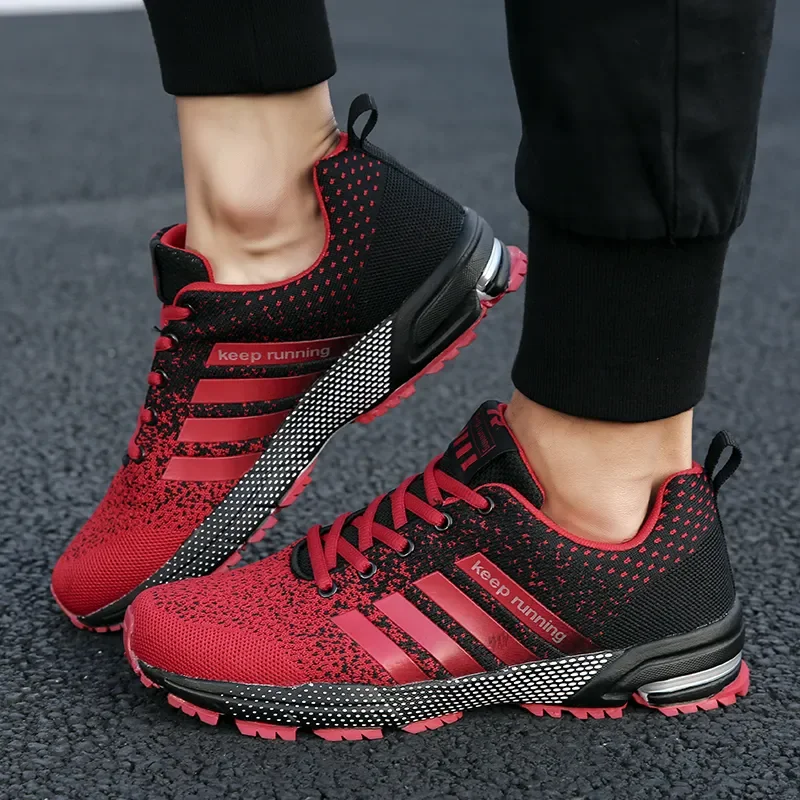 New Men Running Shoes Breathable Outdoor Sports Lightweight Jogging Sneakers for Women Comfortable Athletic Training Footwear