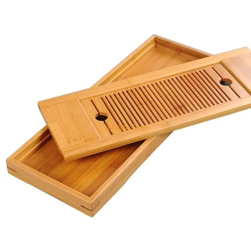 

J2HA Bamboo Chinese Gongfu Tea Tray Table Box With Water Storage for Kungfu Tea Set