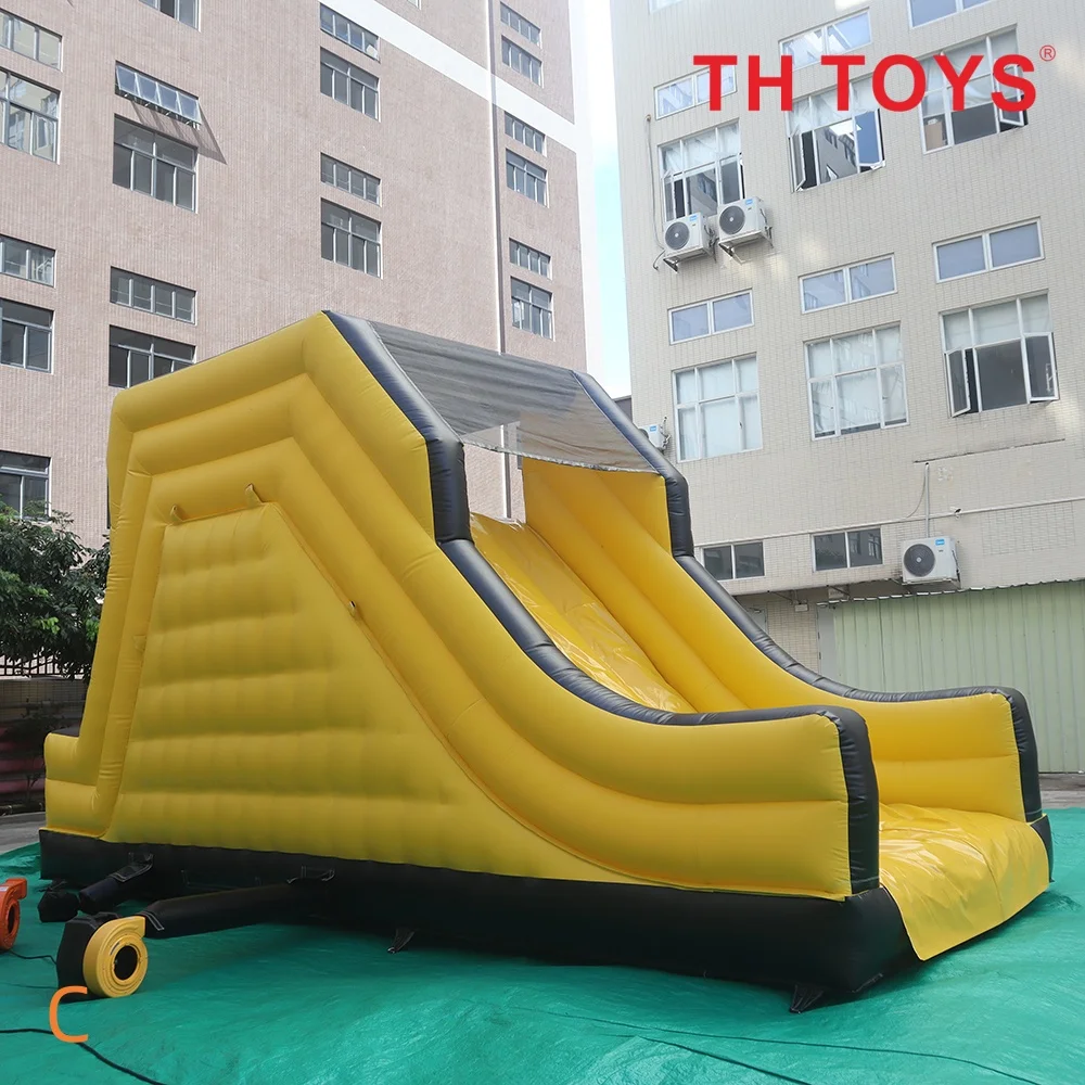 by sea to door,8x5m giant Inflatable Rock Climbing Wall bouncer slide for commercial rental