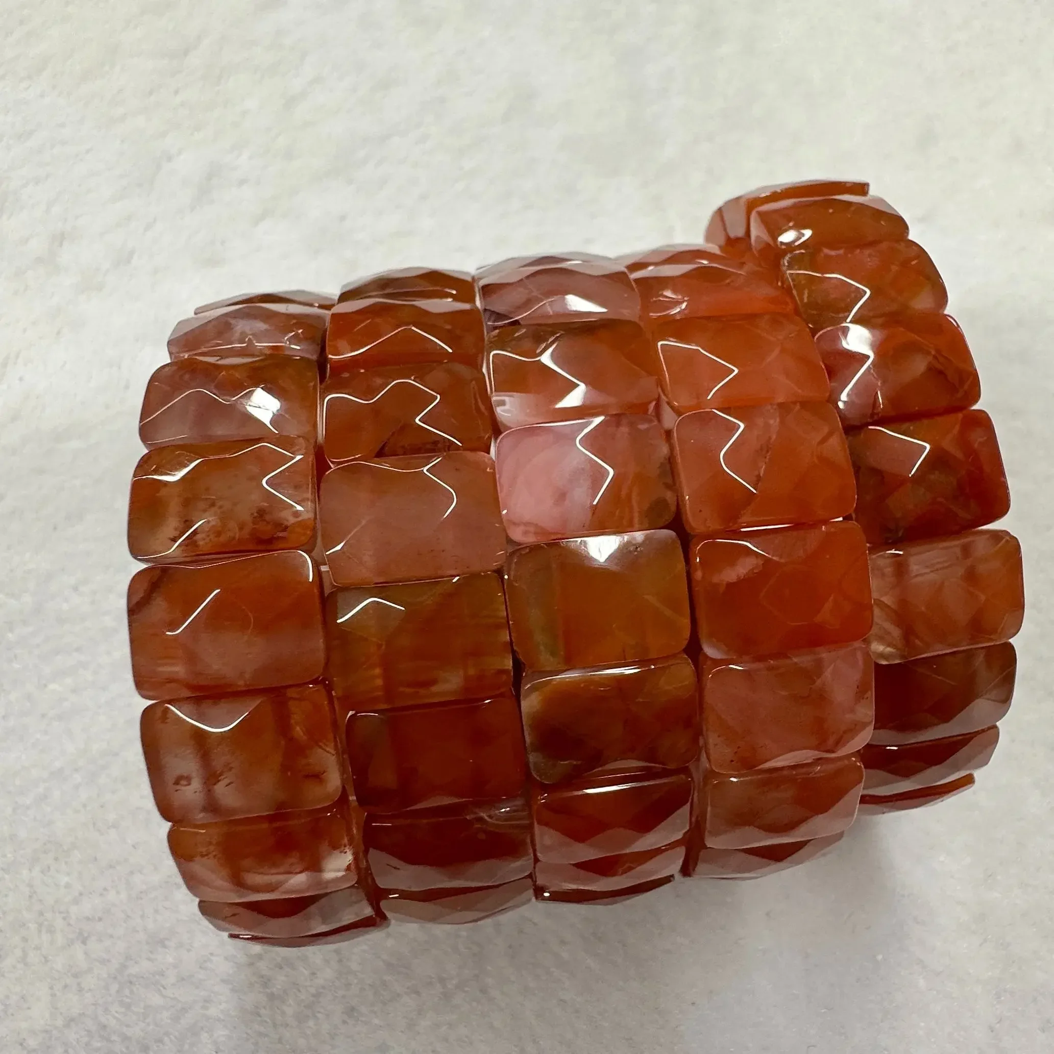 Natural SouthRed Cherry Agate Stone Beads 9*12mm Bracelet Natural Gemstone Bangle DIY Jewelry for Woman for Gift Wholesale !