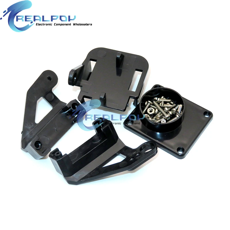 Servo bracket Camera Platform Anti-Vibration Camera Mount for Aircraft FPV Dedicated Nylon PTZ for 9G SG90 180°/360° servo motor