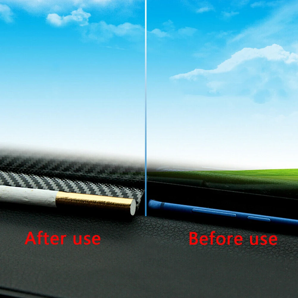 Universale 1.6M In Fibra di Carbonio Cruscotto Auto Gap Filling Striscia di Tenuta In Gomma Auto Strisce di Tenuta Styling Adesivi Accessori Auto