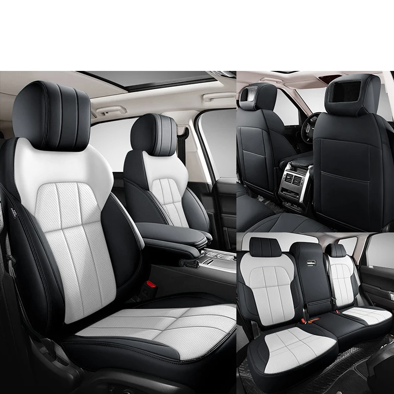 Funda de asiento de coche personalizada para Hyundai Kona, accesorio impermeable, Almohadillas protectoras interiores, 100% °, 2018 ° envolvente, 2019
