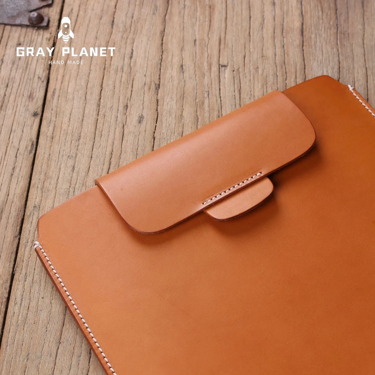 Top layer cowhide leather tablet case, vertical style simple protective cover