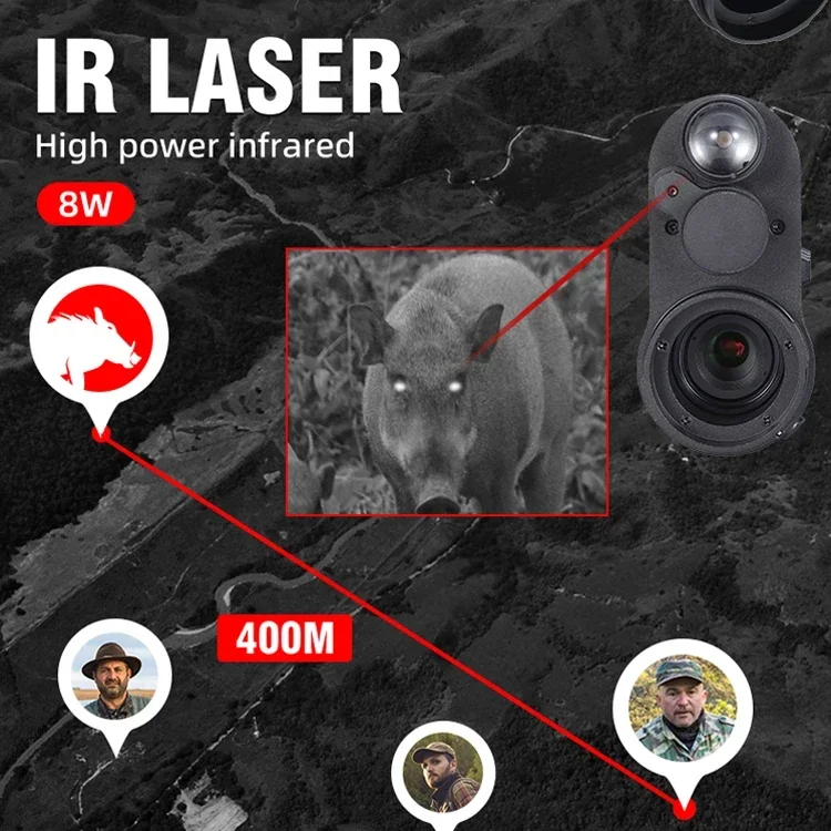 HENBAKER NV710S 사냥 야간 투시경 단안 야간 투시경 적외선 야간 투시경